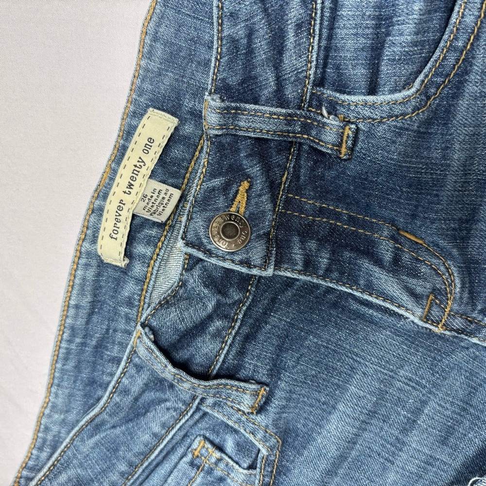 Y2K Forever 21 Micro Denim Shorts - Picture 2 of 7